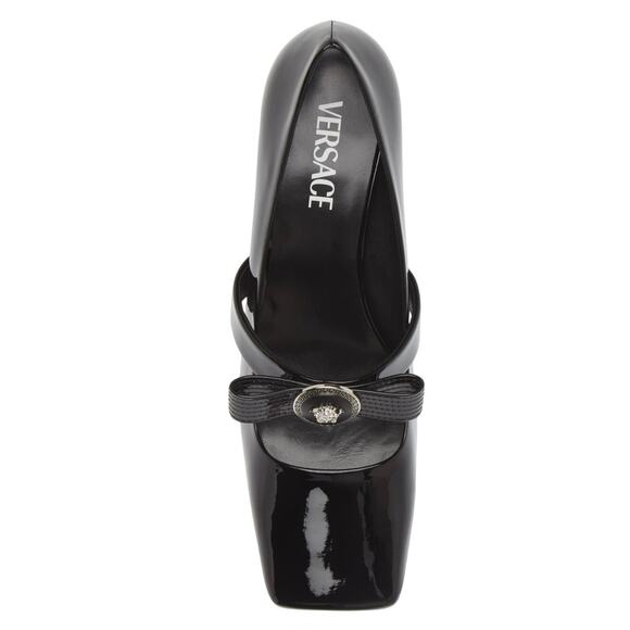 VERSACE
Patent Leather Medusa Bow Mary
Jane Pump 38.5EU / 8.5US - Picture 12 of 14